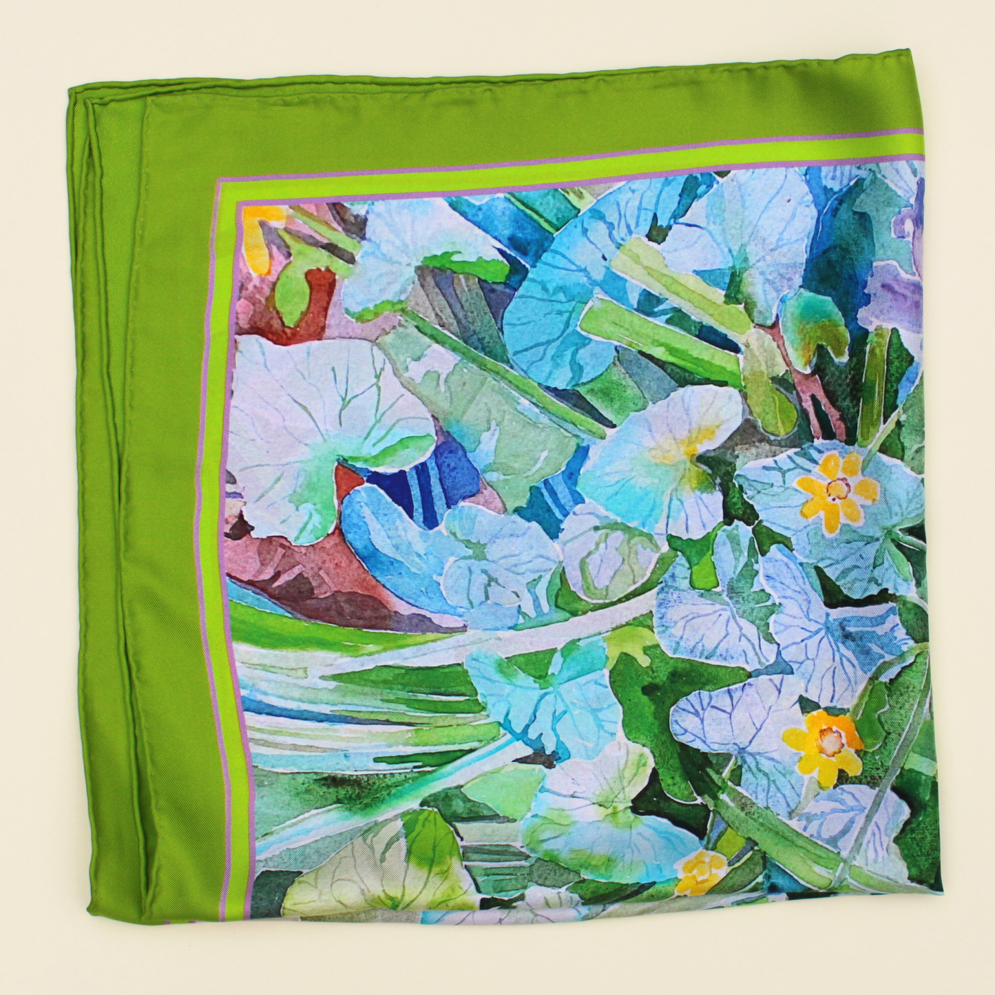 Large Silk Scarf in Garden of Eden